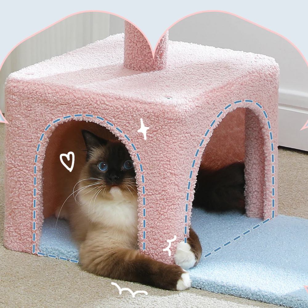 Arbre à chat Fleur Condo Hamac-MeowGriff