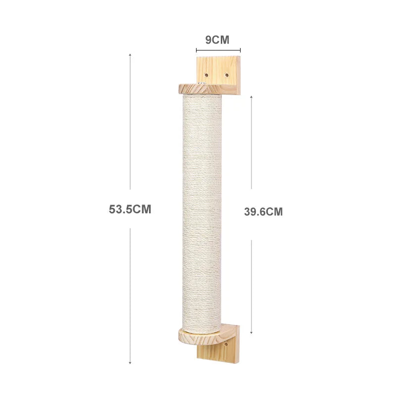 Hamac mural en bois pour chat