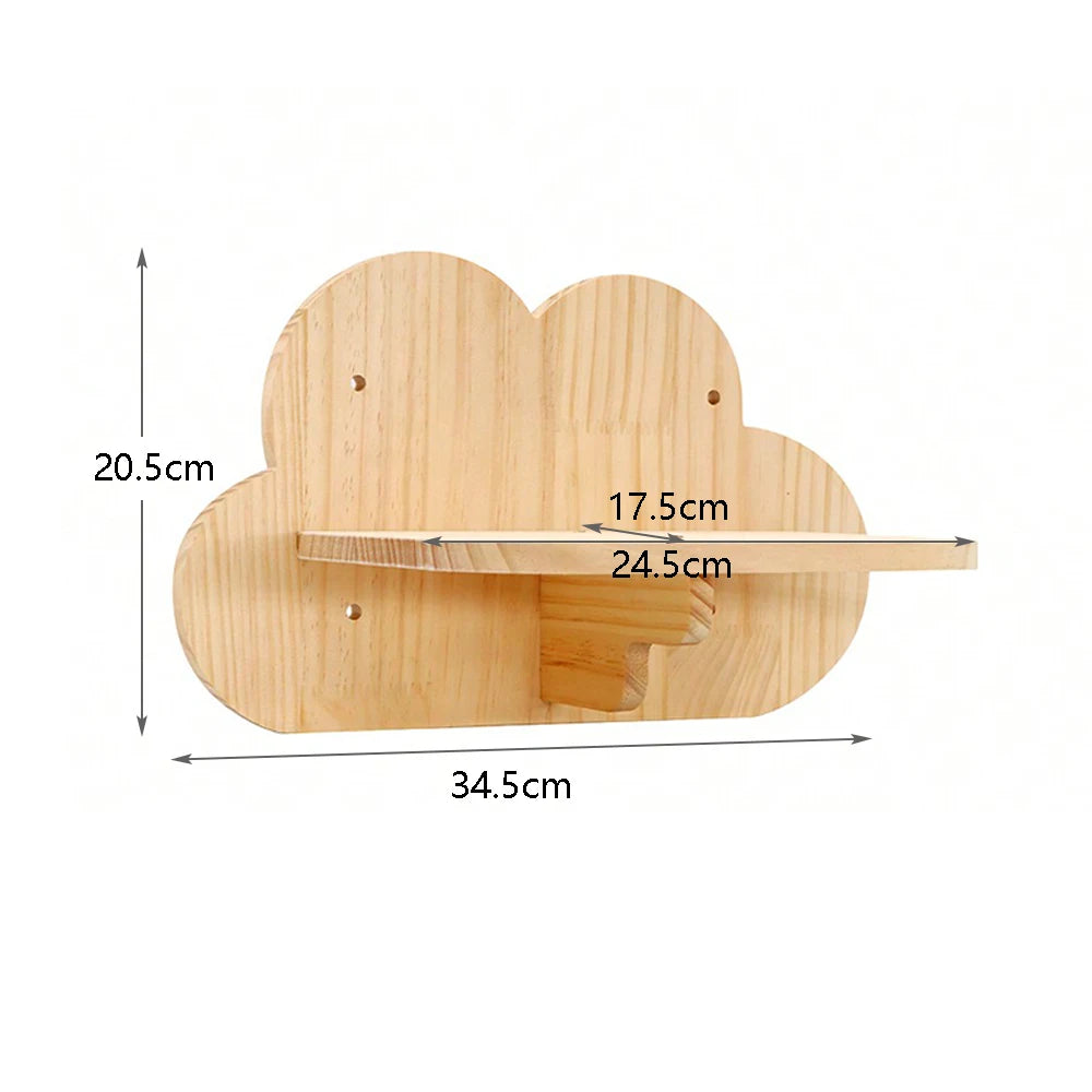 Hamac mural en bois pour chat