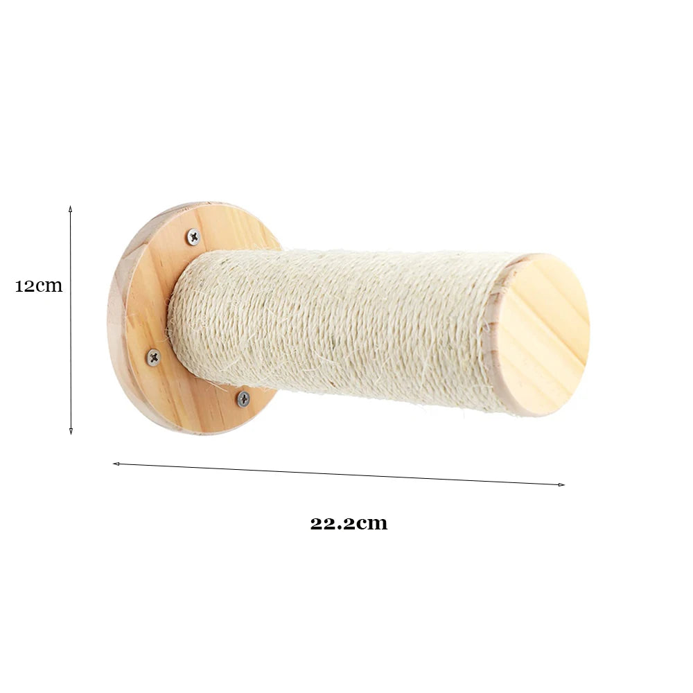 Hamac mural en bois pour chat