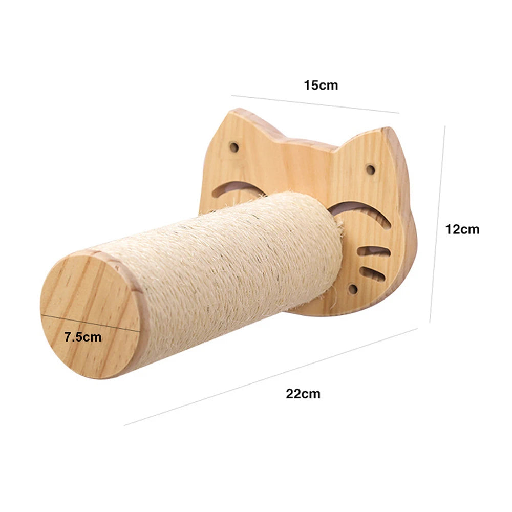 Hamac mural en bois pour chat