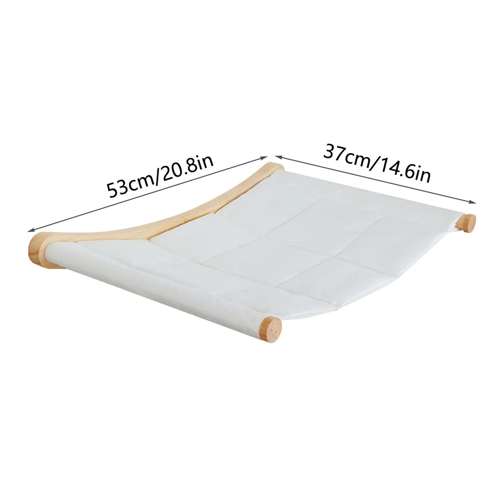 Étagère murale d’escalade pour chat avec échelle, marches, poteau à griffer en sisal, lit douillet et cachette – Tour d’arbre à chat modulaire d’intérieur et accessoires de mobilier pour animaux