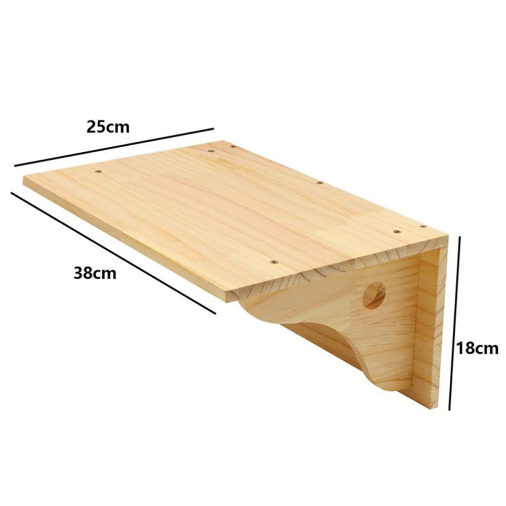 1 Piece Wall-mounted Cat Climbing Rope Solid Wooden Pedals And Sisal Rope Kitten Training Claw Grinding Indoor Cat Furniture