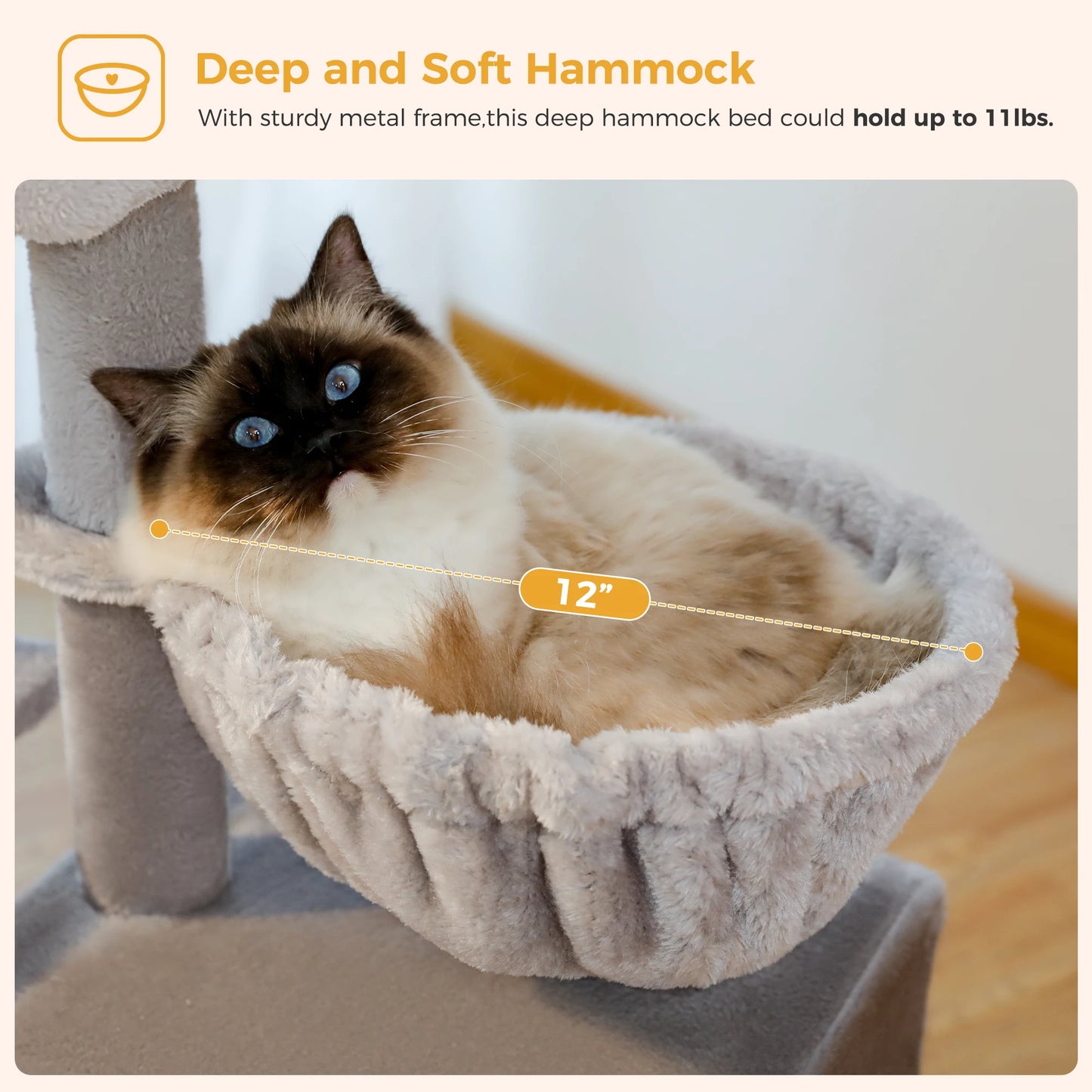 Tour pour chat réglable à 5 niveaux, du sol au plafond, avec poteaux à griffer en sisal, hamac en peluche et jouet suspendu – Design moderne en forme de cactus pour les jeux d'intérieur de plusieurs chats
