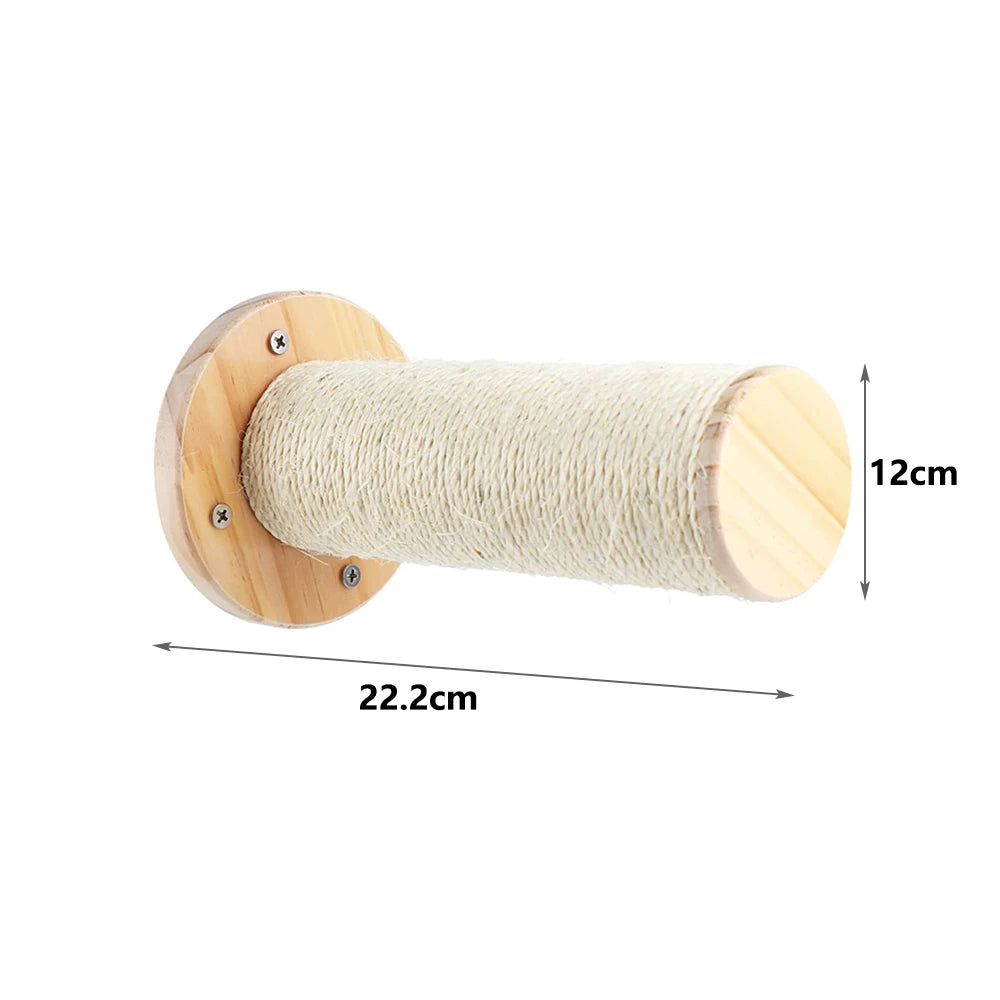 Hamac mural en bois pour chat