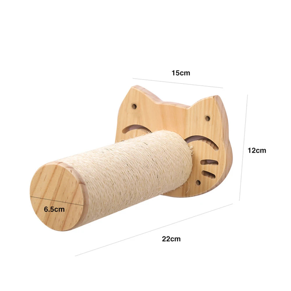 Hamac mural en bois pour chat