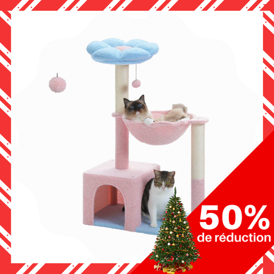 Arbre à chat Fleur Condo Hamac