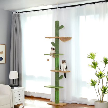 Arbre à chat Cactus Réglable Hamac