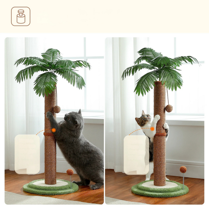 Griffoir pour chat en forme de palmier