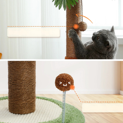 Griffoir pour chat en forme de palmier