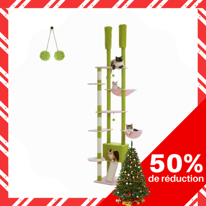 Tour pour chats Cactus Sky – Du sol au plafond