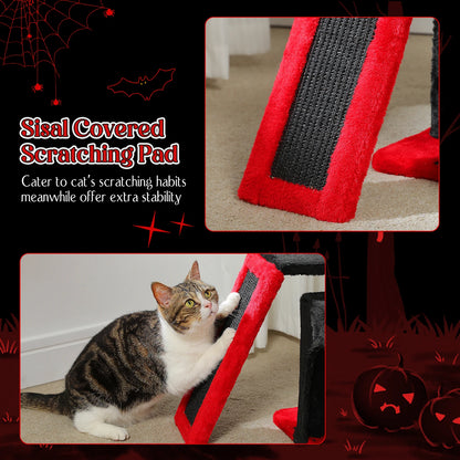 Arbre à chat tour cactus pour petits chats avec rampe à griffer en sisal, hamac douillet, condo pour chat et perchoir supérieur amovible – Aire de jeux compacte pour chat d’intérieur.