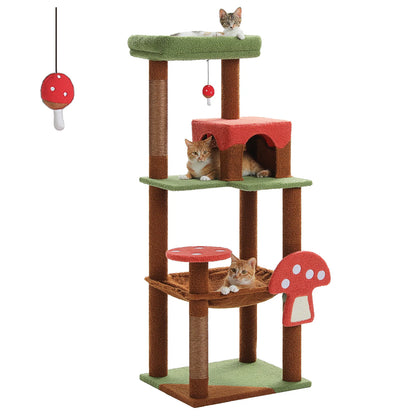 Condo pour chat Champignon avec hamac