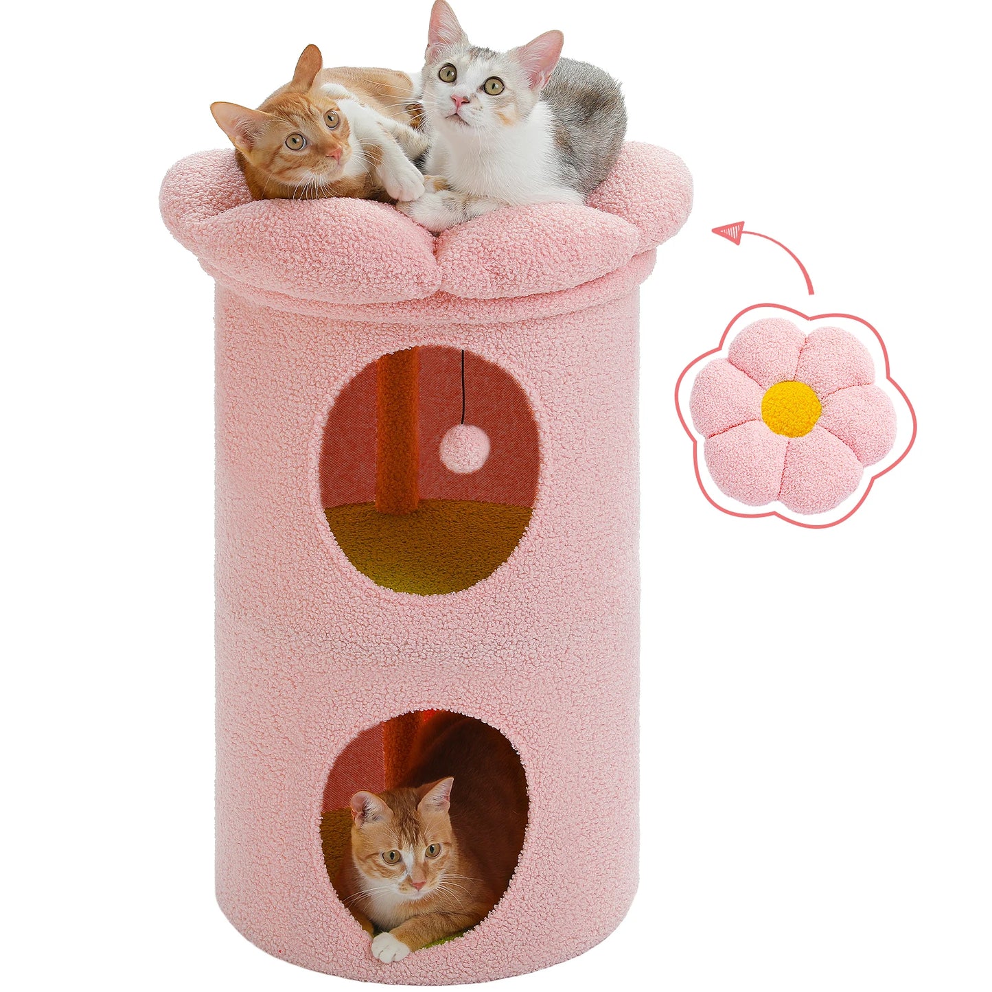 Tour à Chat Florale Verticale